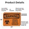 Signmission Biohazard No Food Or Drink OSHA Warning Sign, Plastic, 24in W x 18in L, 2PK OS-2PACK-WS-P-1824-L-12498 - alternate 2